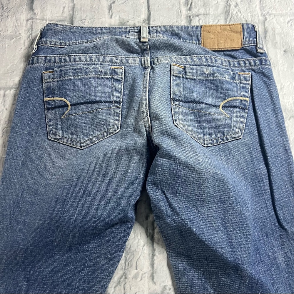 American Eagle The Artist Low Rise Jeans Y2K style Flare Leg - Picture 8 of 9